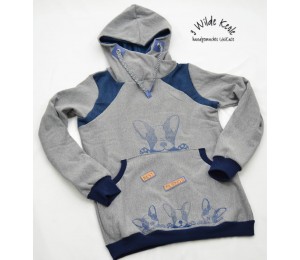 Stickdatei - Französische Bulldogge